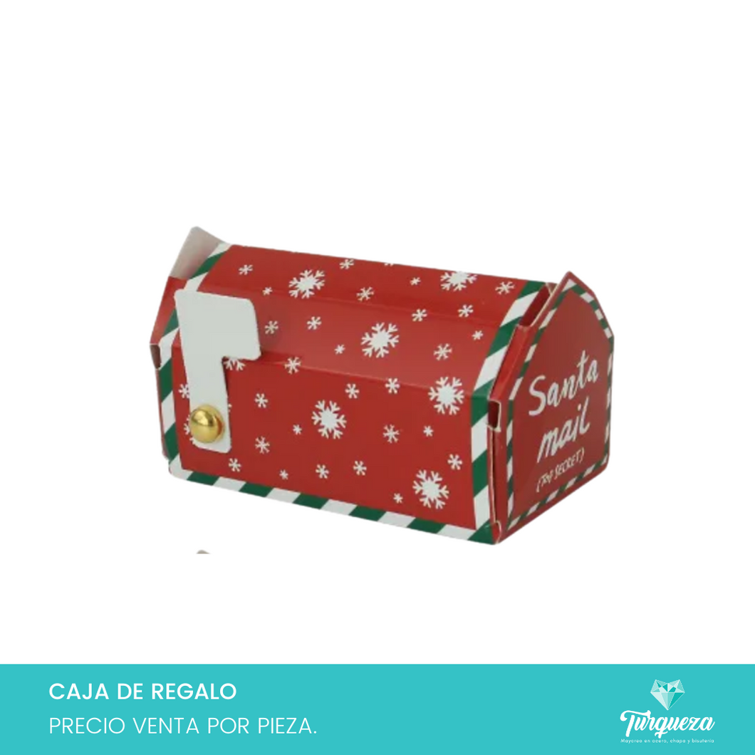 Envoltura de Regalo Navidad Buzón Mini (8x4.5x5cm)