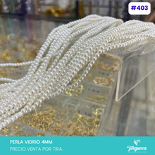 Cargar imagen en el visor de la galería, Perla de vidrio 4mm Variedad de colores
