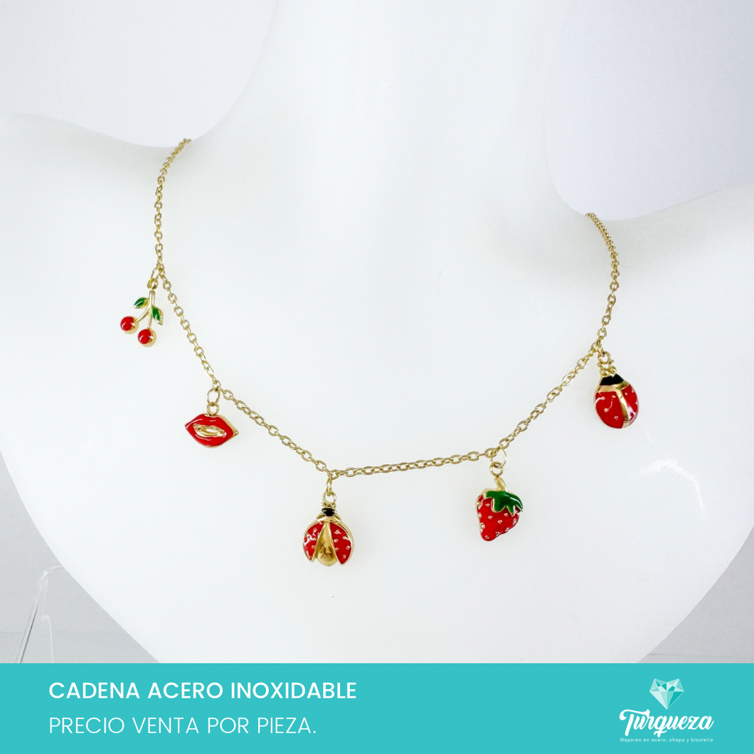 Collar Charms Catarina Acero Inoxidable