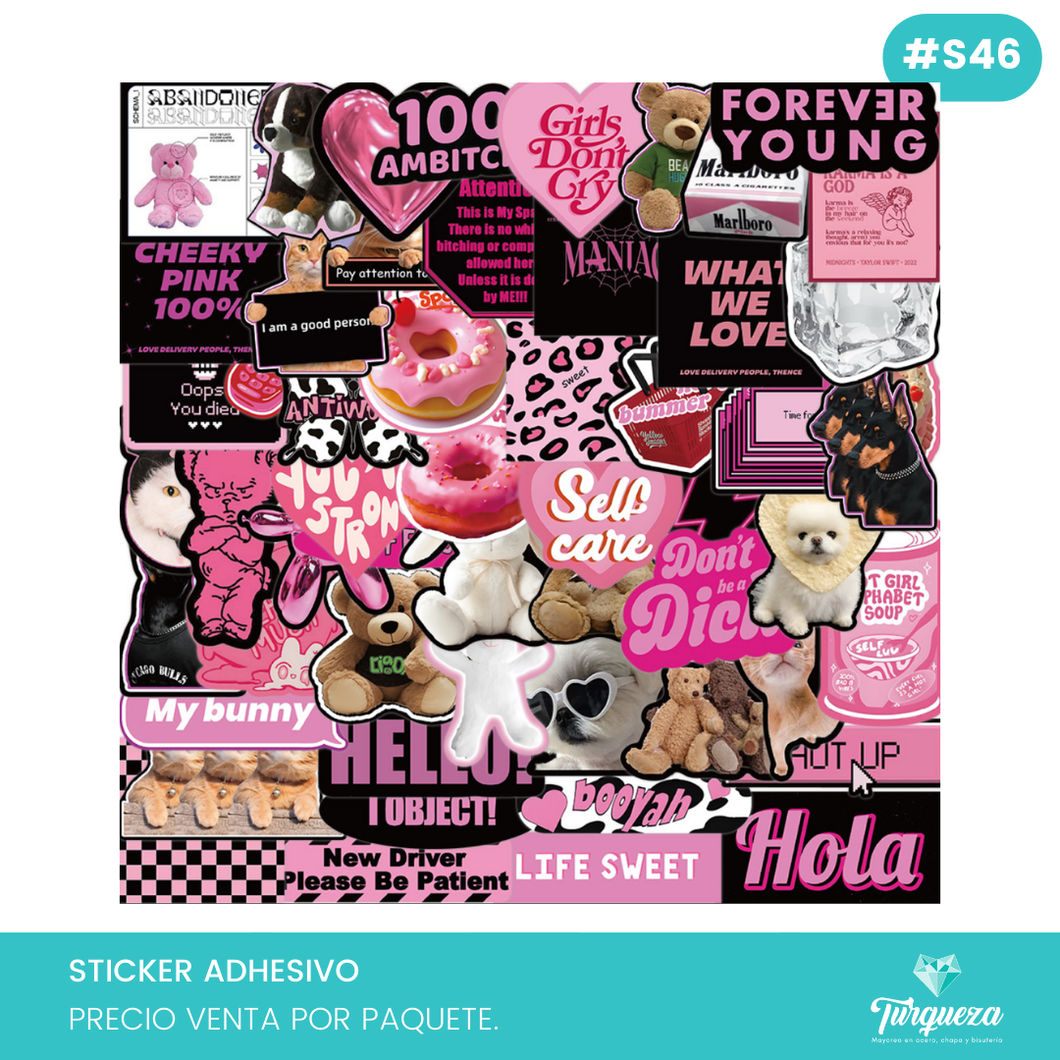 Stickers #S46 (55 pzas)