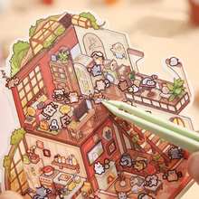 Cargar imagen en el visor de la galería, Mini Stickers 3D - Casa divertida #SM16
