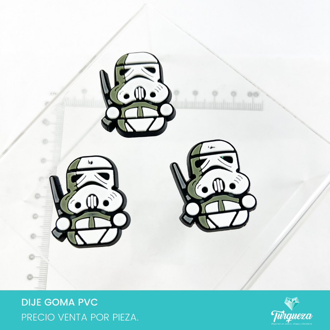 Dije St0rmtrooper Goma PVC