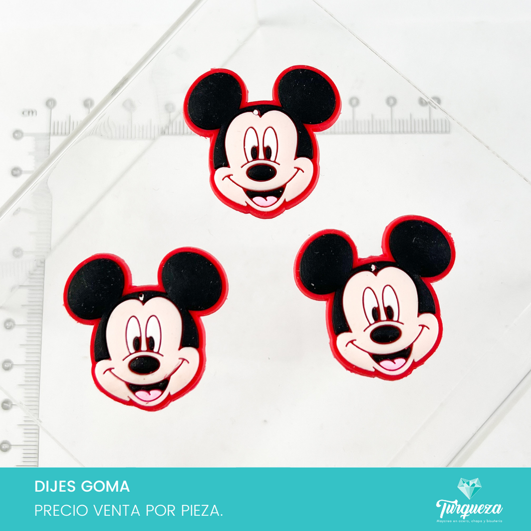 Dije Personaje Raton Popular MM (3x3.2cm) Goma