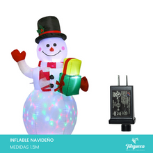 Cargar imagen en el visor de la galería, Inflable Navideño Mono de Nieve
