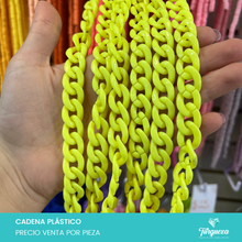 Cargar imagen en el visor de la galería, Cadena de Plástico Gruesa 50cm Variedad de colores
