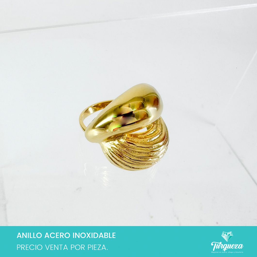 Anillo Chunky Acero Inoxidable