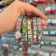 Cargar imagen en el visor de la galería, 12 Charms Italianos Aleatorios Acero Inoxidable
