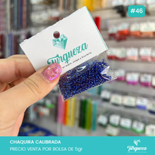 Cargar imagen en el visor de la galería, Chaquira Calibrada Bolsa 5gr. Variedad de Colores
