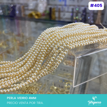 Load image into Gallery viewer, Perla de vidrio 4mm Variedad de colores
