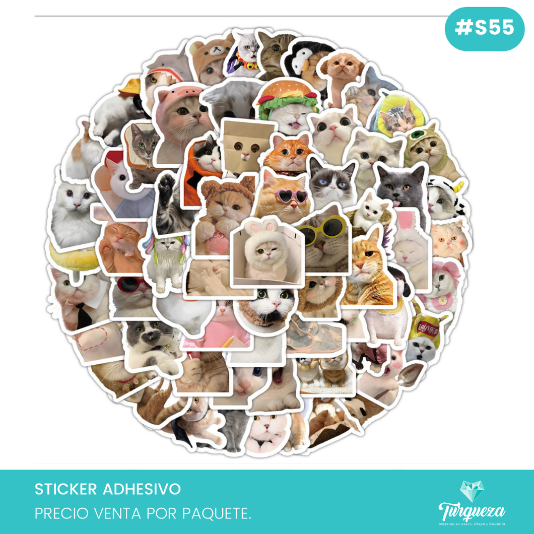 Stickers #S55 (100 pzas)