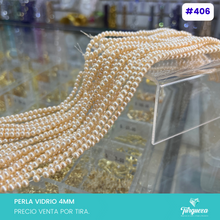 Load image into Gallery viewer, Perla de vidrio 4mm Variedad de colores
