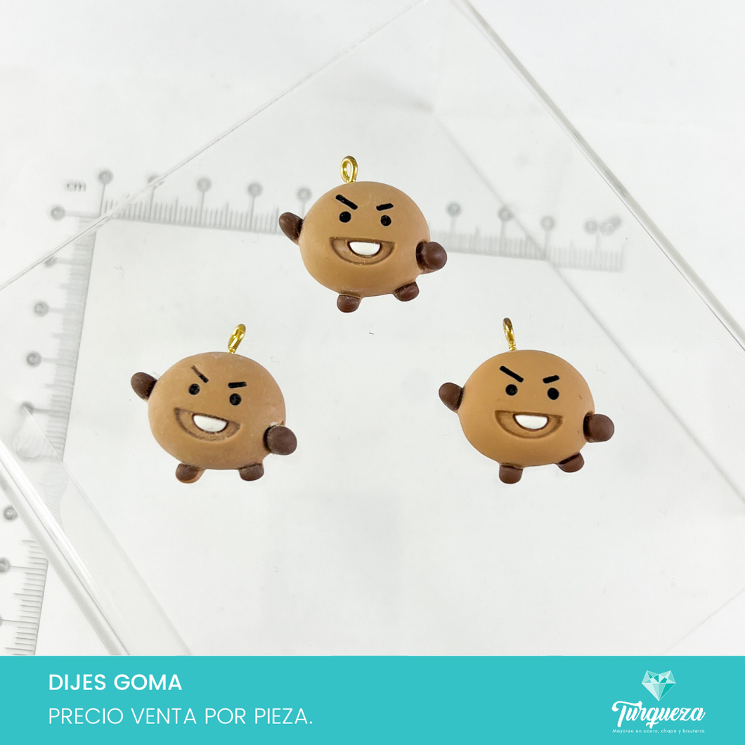 Dije Shooky BTS  (2.4x2.5cm) Resina