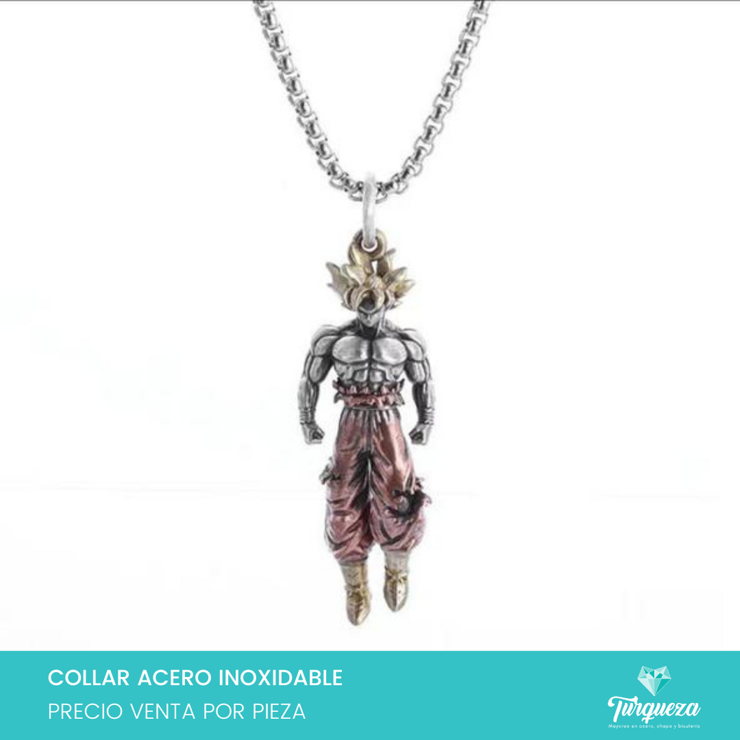 Collar Dragon B Super S Acero Inoxidable