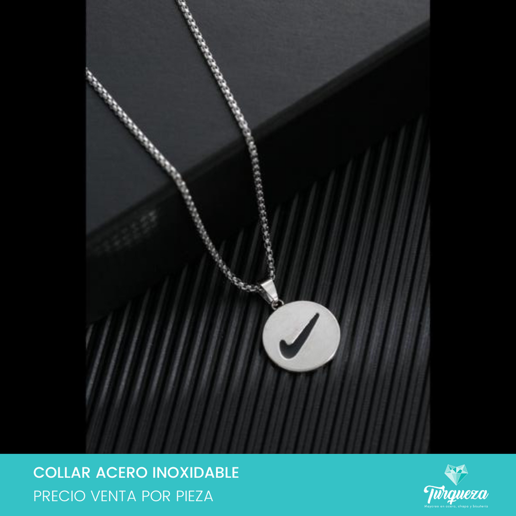 Collar Palomita N Acero Inoxidable