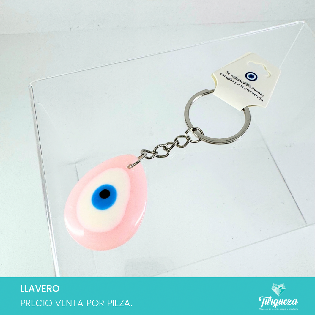 Llavero Ojo Plateado