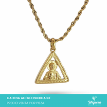 Cargar imagen en el visor de la galería, Collar Torsal San Judas Acero Inoxidable
