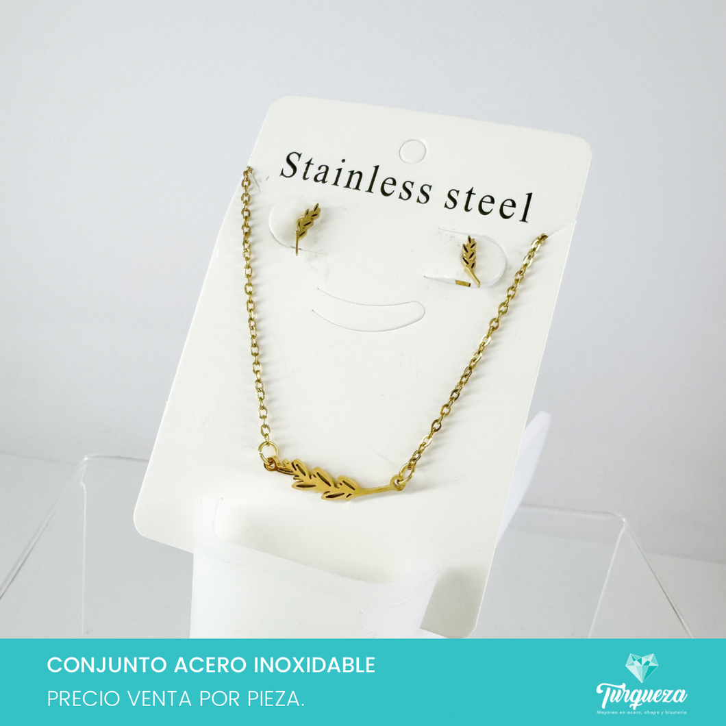 Conjunto Hojas Acero Inoxidable