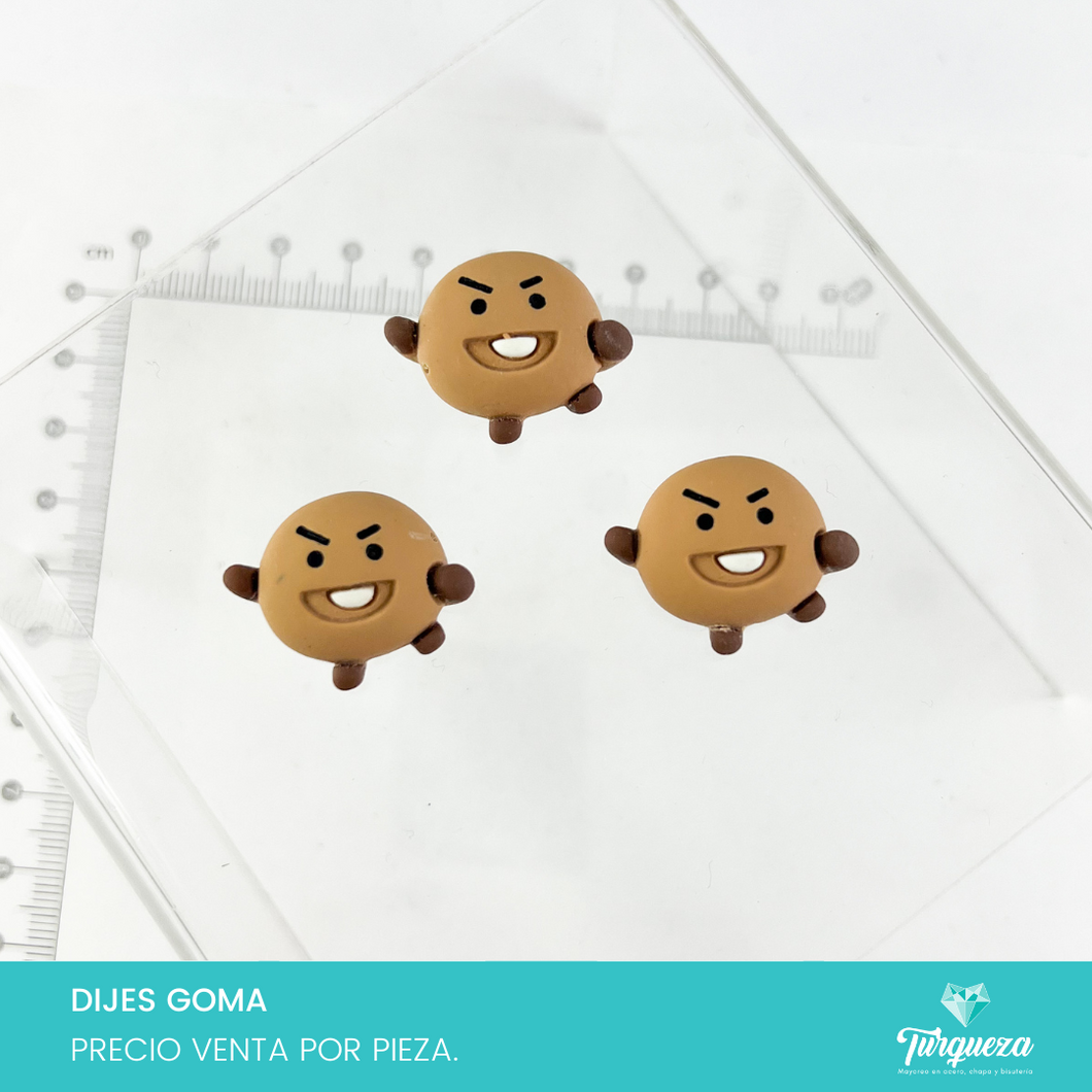 Dije Trasversal Shooky BTS (2x2.5cm) Resina