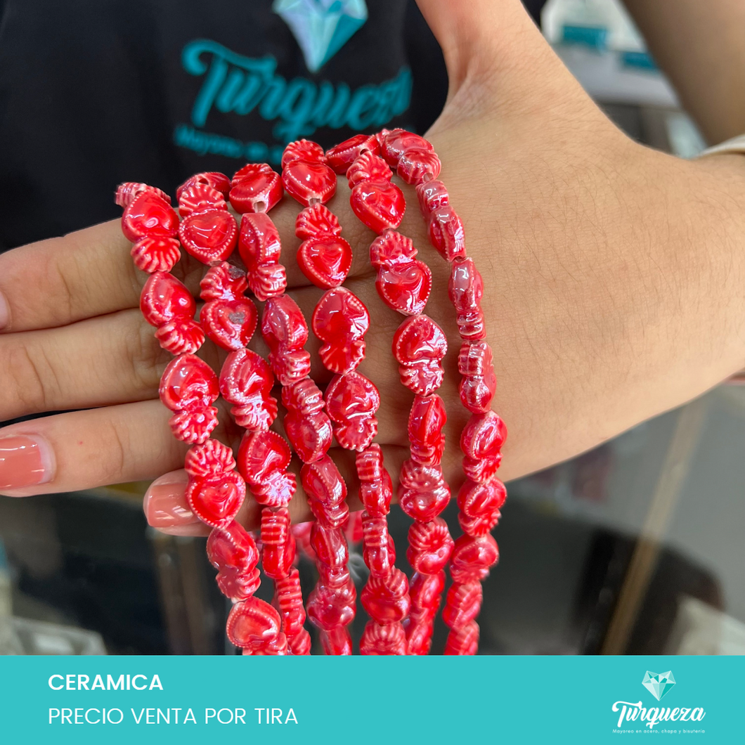 Ceramica Sagrado Corazon Rojo