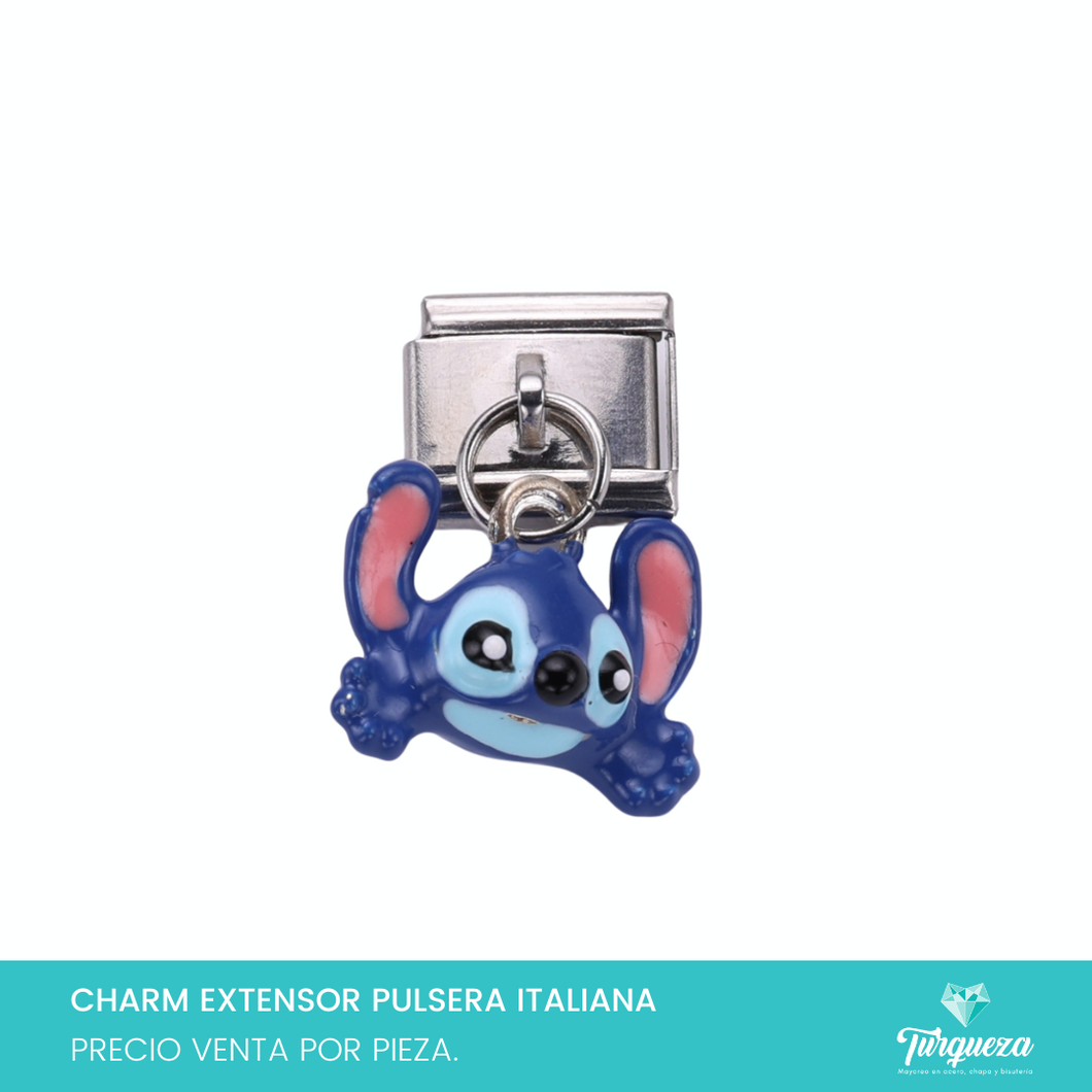 Dije Charm Sti ch Colgante para Pulsera Tipo Italiana Acero Inoxidable