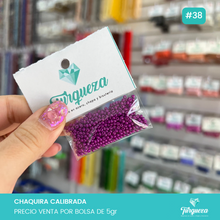 Cargar imagen en el visor de la galería, Chaquira Calibrada Bolsa 5gr. Variedad de Colores
