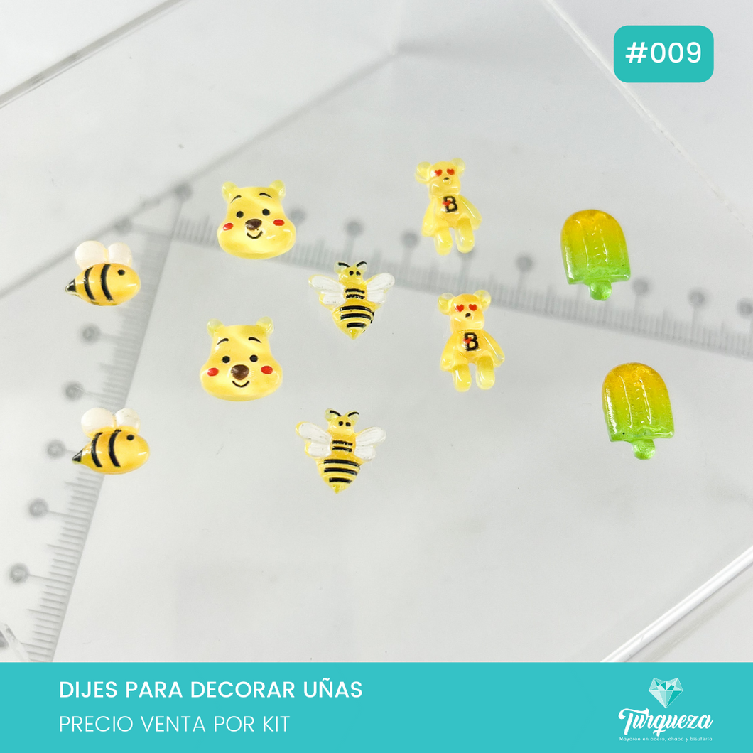 Kit Dijes Decoración de Uñas #009