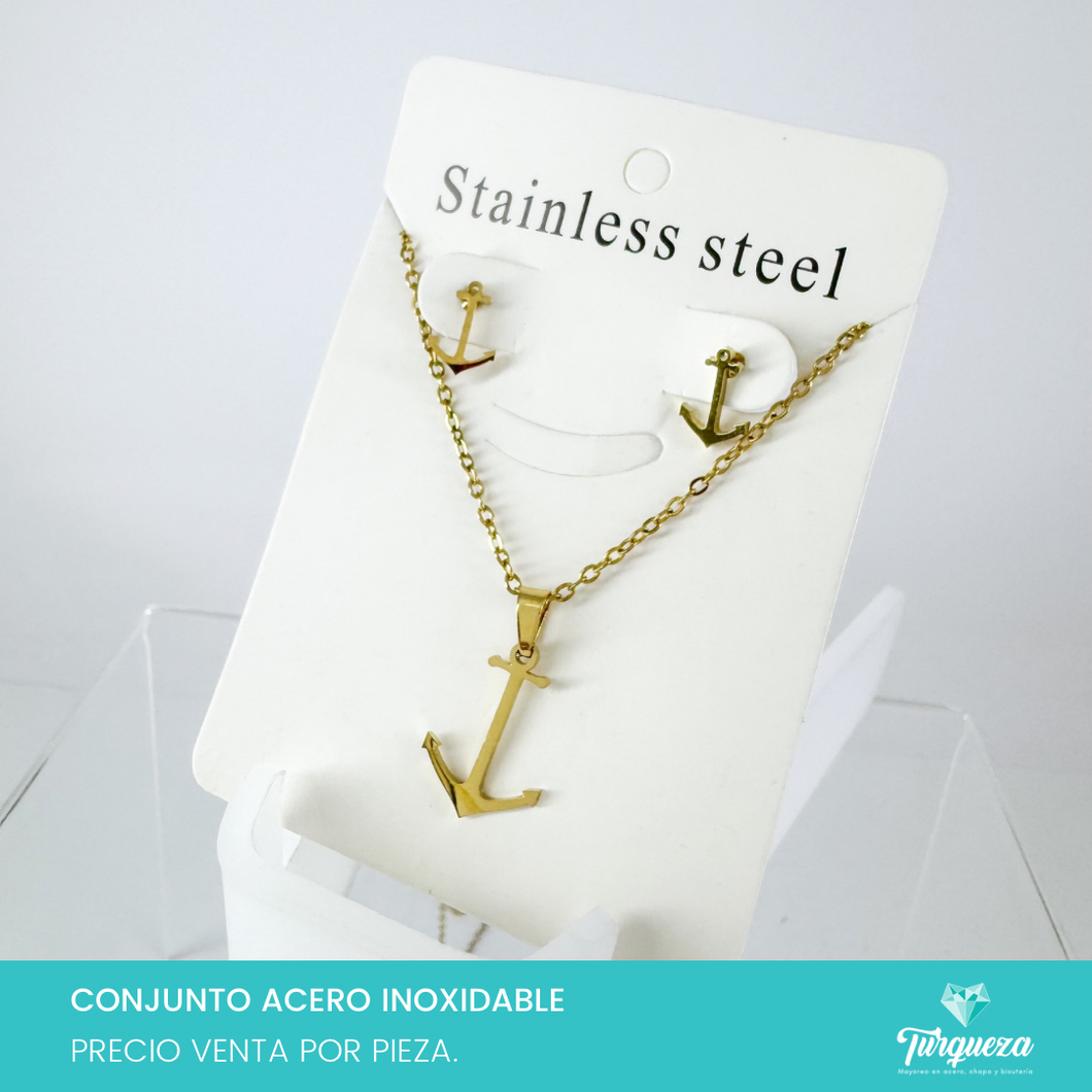 Conjunto Ancla Acero Inoxidable