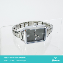 Cargar imagen en el visor de la galería, Reloj Pulsera Tipo Italiana (Caratula + 14 charms) Acero Inoxidable
