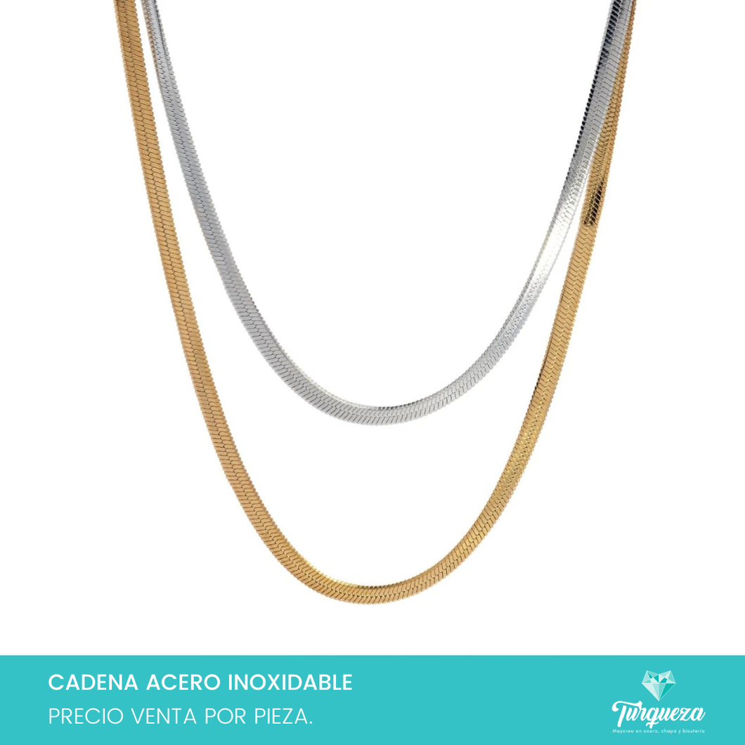 Collar Plancheado Doble Acero Inoxidable