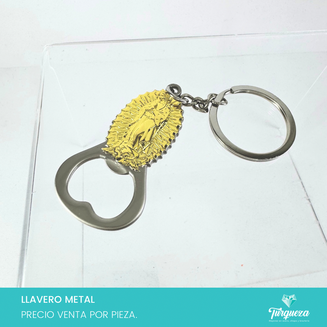 Llavero Virgen Plateado