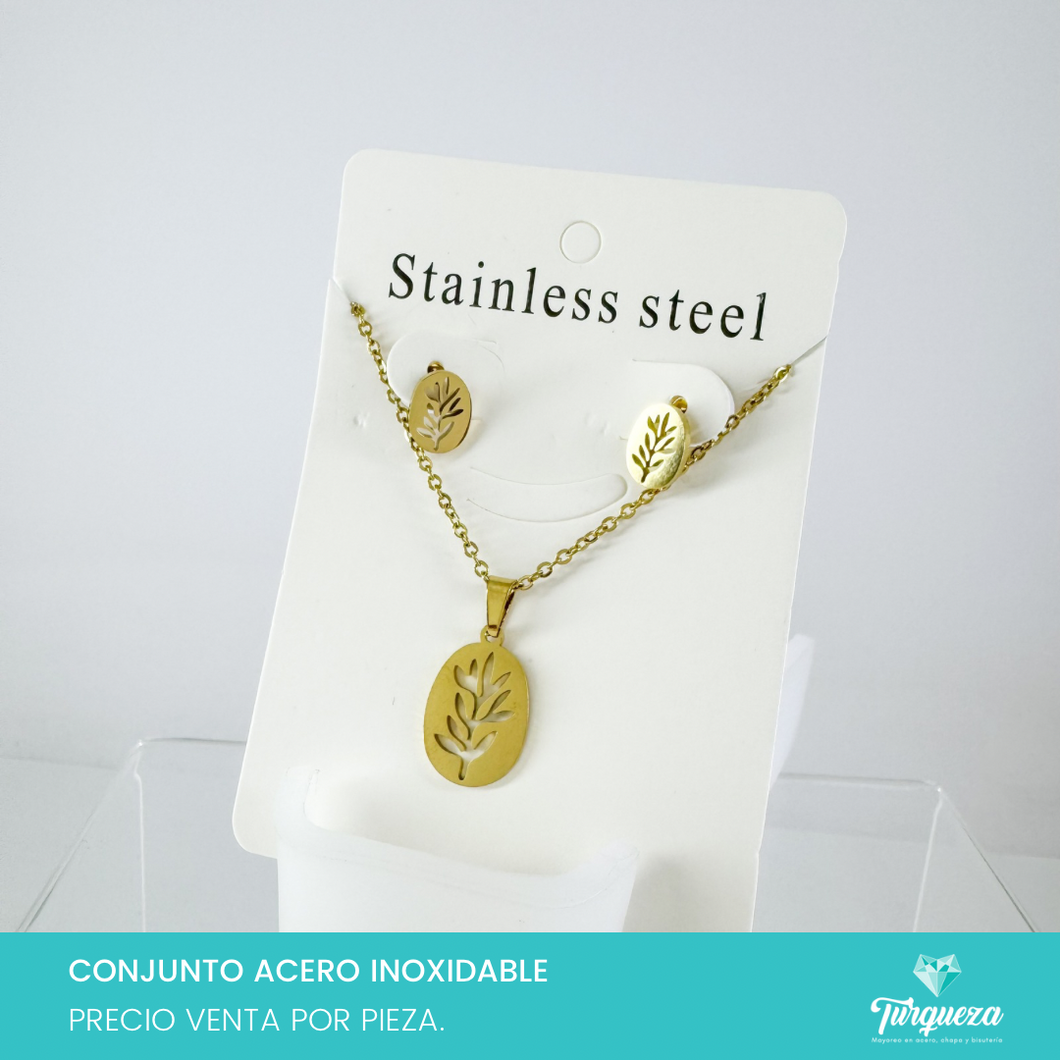 Conjunto Hojas Acero Inoxidable
