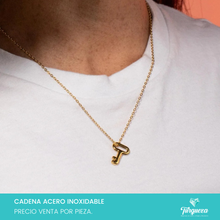 Cargar imagen en el visor de la galería, Collar Llave Dorado Acero Inoxidable
