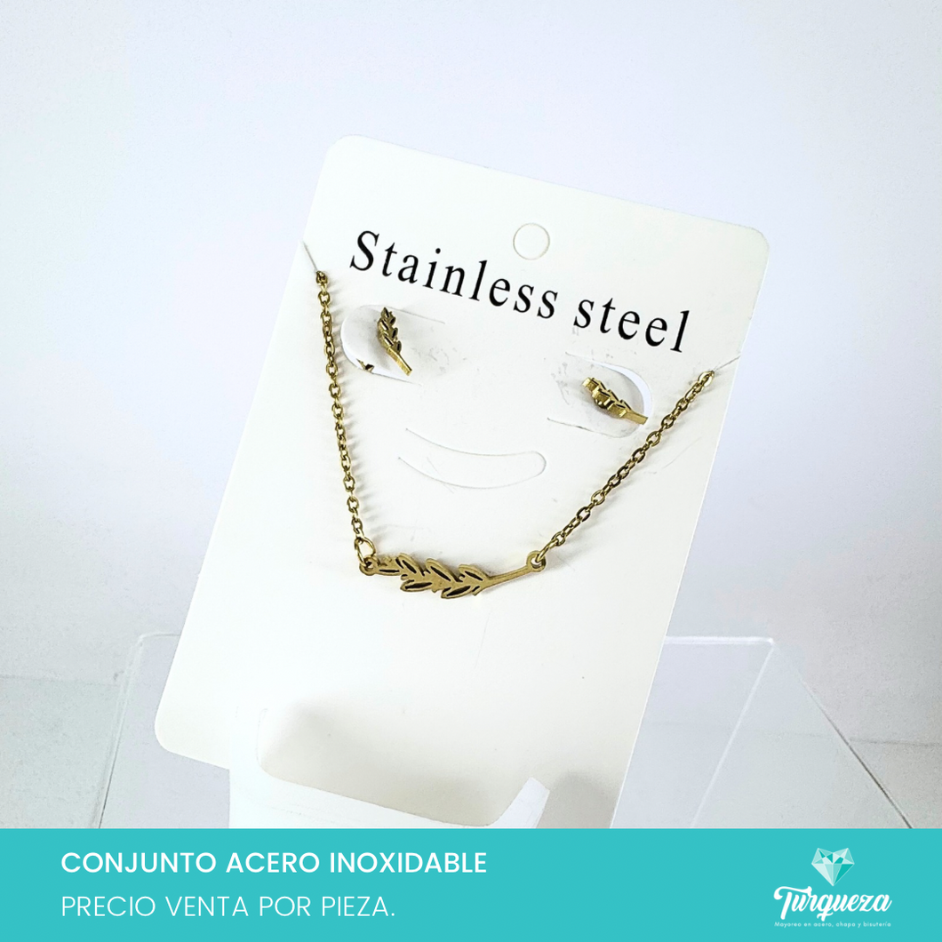 Conjunto Hojas Acero Inoxidable