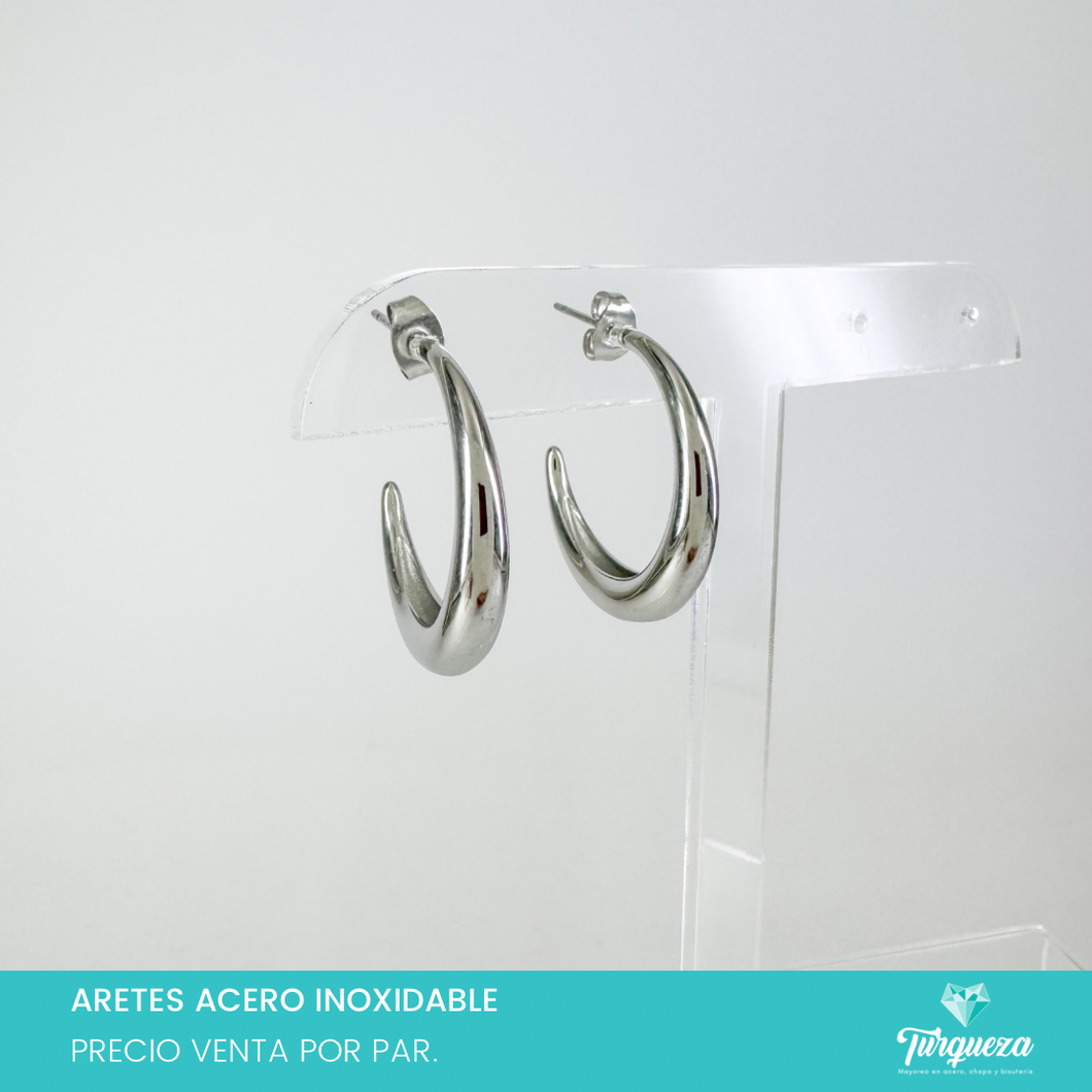 Arete Luna Acero Inoxidable