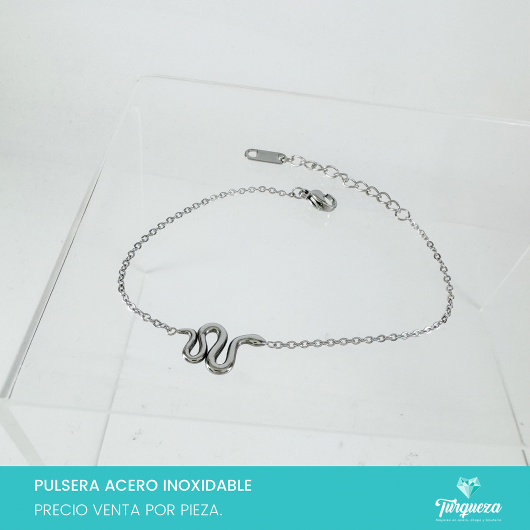 Pulsera Serpiente Acero Inoxidable