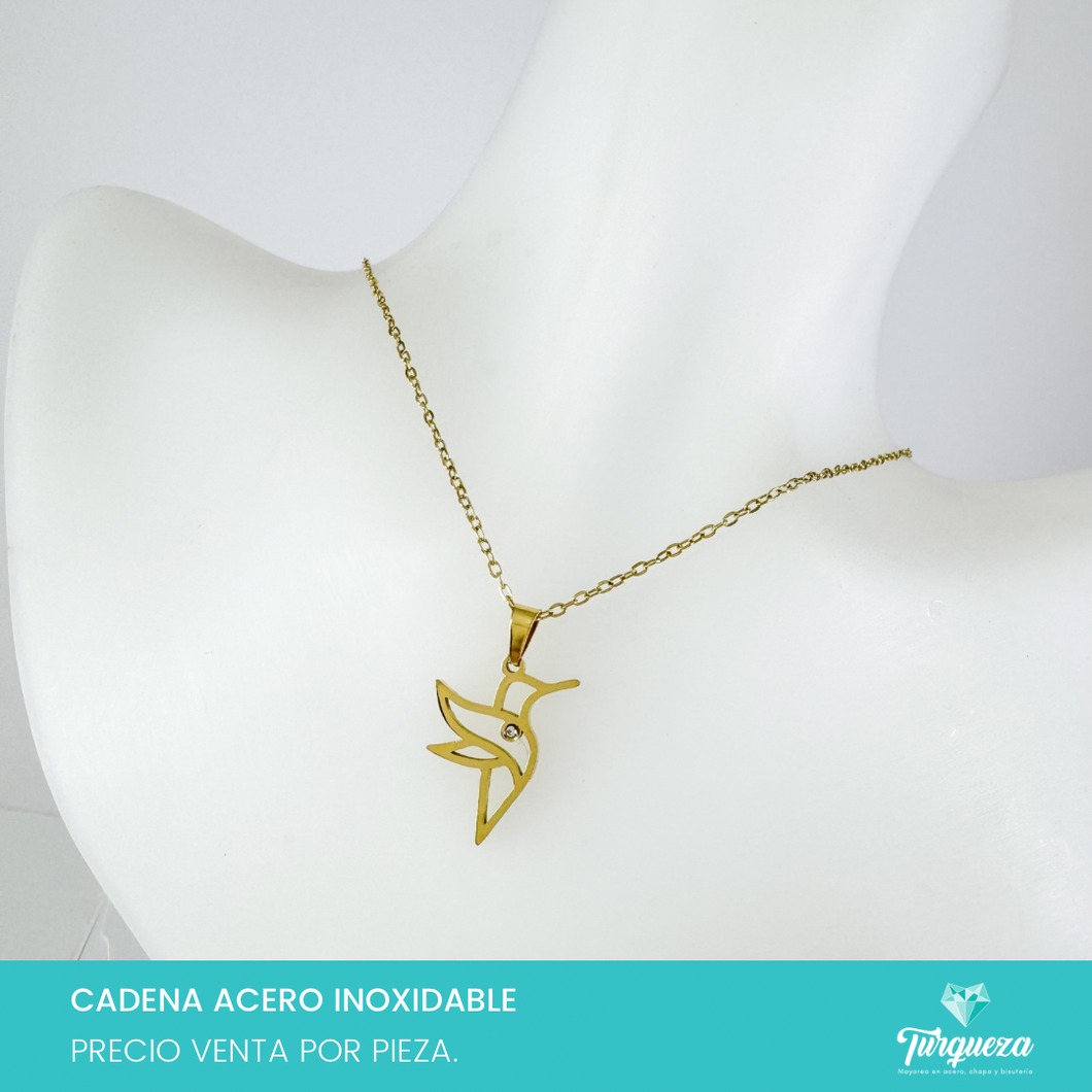 Collar Colibri Acero Inoxidable