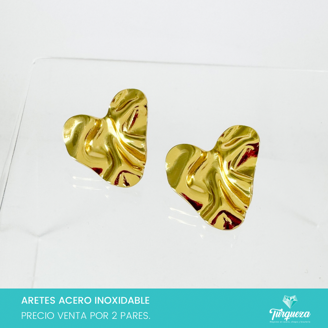 Arete Corazon Acero Inoxidable
