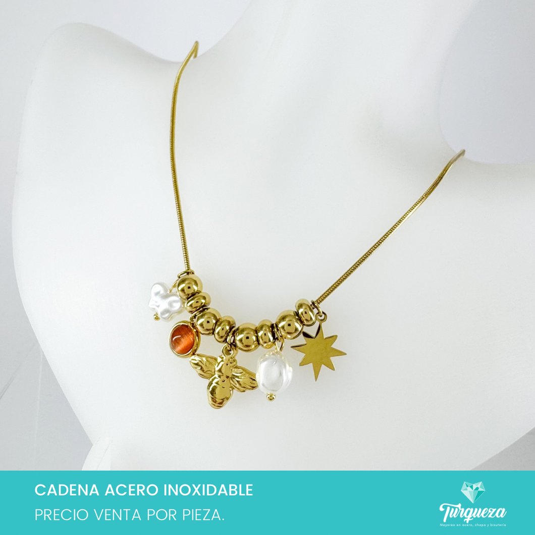 Collar Dijes Acero Inoxidable