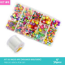 Cargar imagen en el visor de la galería, KIT de Inicio Bisutería #6 (Material Bisutería)
