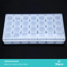 Cargar imagen en el visor de la galería, Caja de Plástico Organizadora 28 Casilleros individuales
