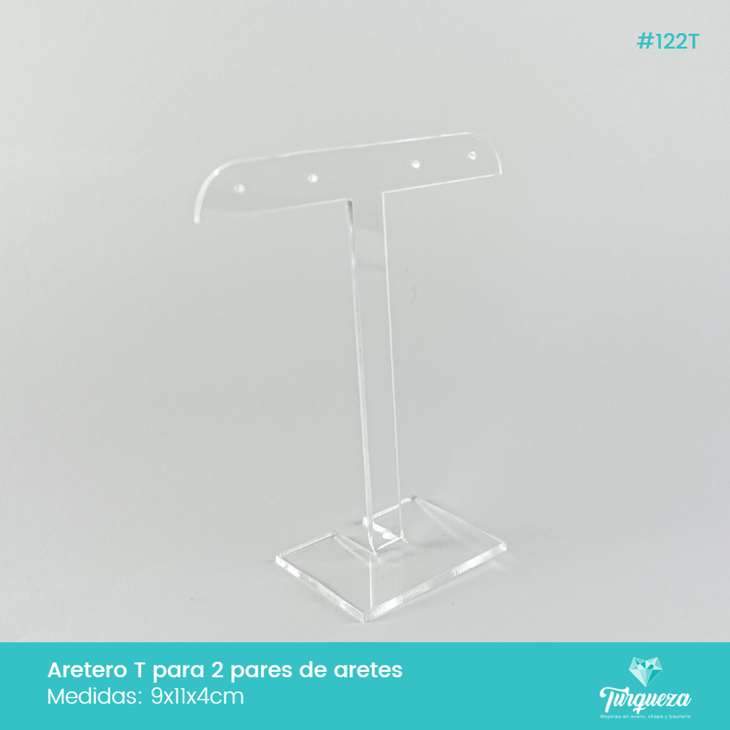 Exhibidor Aretero T Transparente