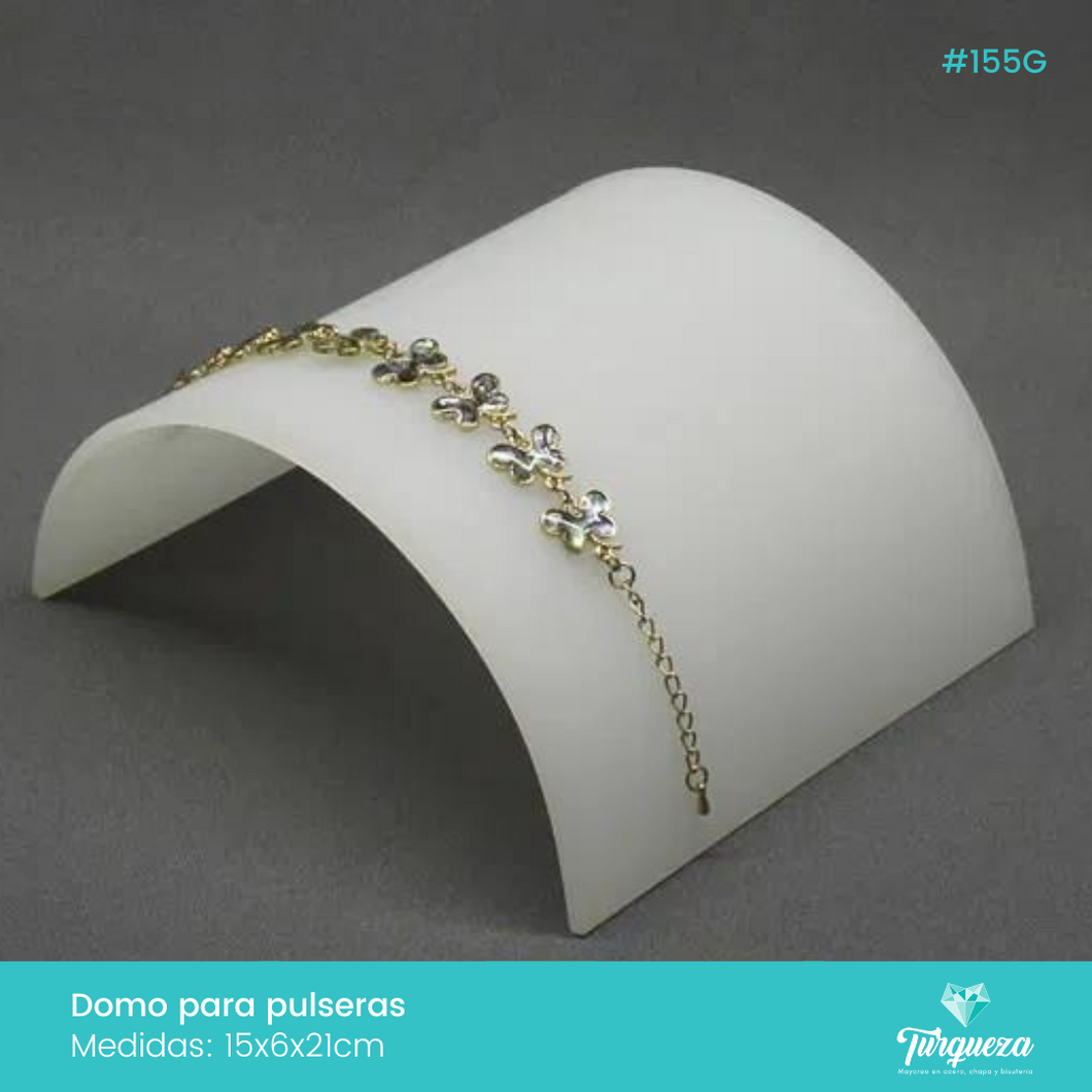 Exhibidor Arco para Pulseras Blanco