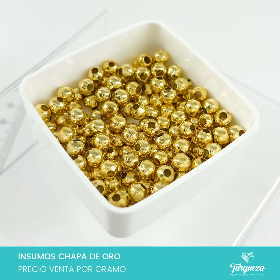 Bola 6mm Separadora - Insumo Venta por Gramo Chapa de Oro