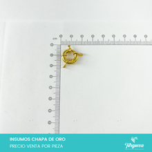 Cargar imagen en el visor de la galería, Broche Marinero 1.5cm - Insumo Chapa de Oro
